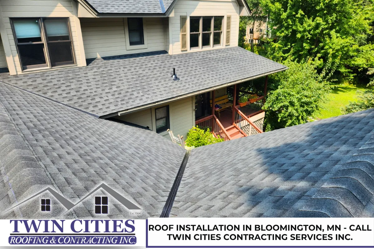 Roof Installation in Bloomington, MN - Call Twin Cities Contracting Services Inc.
