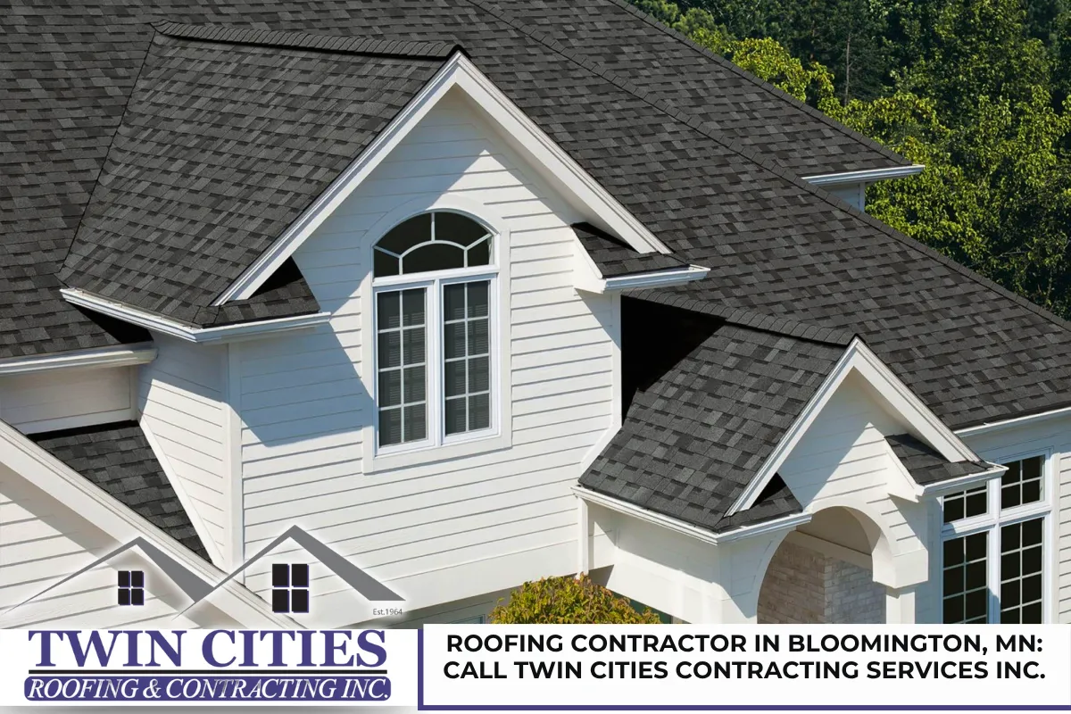Roofing Contractor in Bloomington, MN: Call Twin Cities Contracting Services Inc.